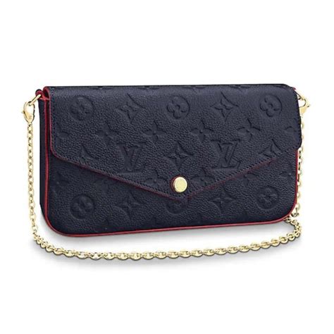 louis vuitton pochette felicie empreinte noir|félicie pochette monogram.